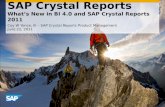 SAP Crystal Reports and SAP BI 4.0: What's New?