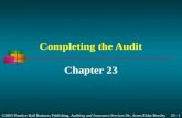 Ar23 Completing Audit