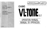 Casio Vl-Tone Manual Uk