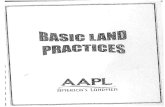 AAPL-Basic Land Practices