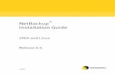 Netbackup Unix Installation Guide 6.5