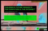 Latitude 42 Study: Children's Future Requests for Computers & the Internet