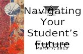 Navigating Your Students Future Parent Session March 7, 2013 presents.