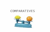 COMPARATIVES. SHORT ADJECTIVES 1 or 2 syllables ending with -ow, -er, -y I'm younger than Lisa. example: YOUNG.