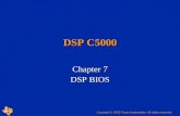 DSP C5000 Chapter 7 DSP BIOS Copyright © 2003 Texas Instruments. All rights reserved.