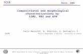 Compositional and morphological characterizations by SIMS, RBS and AFM Paolo Mazzoldi, N. Argiolas, G. Battaglin, C. Sada Physics Department G.Galilei,