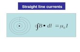 Straight line currents. Φ1Φ1 Φ2Φ2 Loop Wire …we have a bundle of straight wires and some of the wires passes through the loop… I1I1 I2I2 I3I3 I4I4 I5I5.
