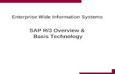 Enterprise Wide Information Systems SAP R/3 Overview & Basis Technology.