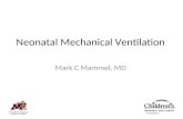 Neonatal Mechanical Ventilation Mark C Mammel, MD OF MINNESOT A University of Minnesota Childrens Hospital.