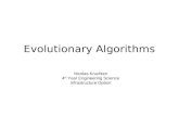 Evolutionary Algorithms Nicolas Kruchten 4 th Year Engineering Science Infrastructure Option.