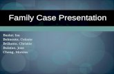 Baslar, Isa Belmonte, Celeste Brillante, Christie Bulatao, Jose Cheng, Monina Family Case Presentation.