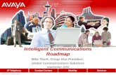 © 2005 Avaya Inc. All rights reserved. Intelligent Communications Roadmap Mike Thurk, Group Vice President, Global Communications Solutions September 2005.