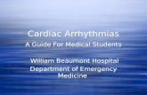 Cardiac Arrhythmias A Guide For Medical Students William Beaumont Hospital Department of Emergency Medicine A Guide For Medical Students William Beaumont.