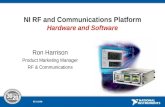 Ron Harrison Product Marketing Manager RF & Communications NI RF and Communications Platform Hardware and Software.
