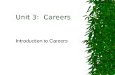 Unit 3: Careers Introduction to Careers. Careers The best careers advice to give to the young is 'Find out what you like doing best and get someone to.