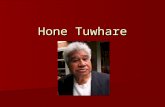 Hone Tuwhare. Background Born in Kaikohe, Northland. Of Ngapuhi descent. Born in Kaikohe, Northland. Of Ngapuhi descent. Father was an accomplished orator.