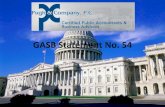 GASB Statement No. 54 Fund Balance Reporting and Governmental Fund Type Definitions (Effective for FYE June 30, 2011) John F. Sutton, CPA Audit Manager.