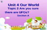 Unit 4 Our World Topic 2 Are you sure there are UFOs? Section A Unit 4 Our World Topic 2 Are you sure there are UFOs? Section A.