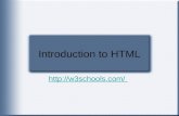 Introduction to HTML . HTML HTML stands for Hyper Text Markup Language HTML is not a programming language, it is a markup language.