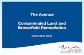1 The Avenue Contaminated Land and Brownfield Remediation September 2009.