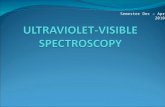 Semester Dec – Apr 2010. In this lecture, you will learn: Molecular species that absorb UV/VIS radiation Absorption process in UV/VIS region in terms.