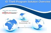 ID Theft Program Solution Overview One Call | One Solution Prepared Exclusively for By.