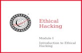 Ethical Hacking Module I Introduction to Ethical Hacking