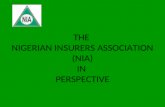 THE NIGERIAN INSURERS ASSOCIATION (NIA) IN PERSPECTIVE.