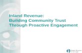 Inland Revenue: Building Community Trust Through Proactive Engagement.