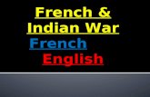 French & Indian War French vs. English. French Possessions In North America.