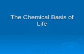 The Chemical Basis of Life. Organic Compounds Compounds containing carbon Compounds containing carbon (Actually contain carbon, hydrogen, and oxygen)