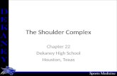 The Shoulder Complex Chapter 22 Dekaney High School Houston, Texas.