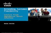 © 2007 Cisco Systems, Inc. All rights reserved.Cisco ConfidentialMarketing Plan 1 Extending Customer Flexibility Catalyst Fixed Aggregation Switch Solutions.