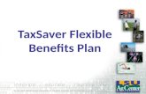 TaxSaver Flexible Benefits Plan. Tax Saver Two Levels of Participation: $ Premium Only $ Spending Accounts.