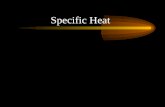 Specific Heat. What are the building blocks? This concept does not involve building or breaking down of molecules but might involve a mixture of elements.