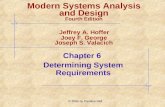 © 2005 by Prentice Hall Chapter 6 Determining System Requirements Modern Systems Analysis and Design Fourth Edition Jeffrey A. Hoffer Joey F. George Joseph.