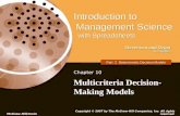 Stevenson and Ozgur First Edition Introduction to Management Science with Spreadsheets McGraw-Hill/Irwin Copyright © 2007 by The McGraw-Hill Companies,