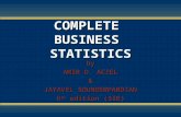 15-1 COMPLETE BUSINESS STATISTICS by AMIR D. ACZEL & JAYAVEL SOUNDERPANDIAN 6 th edition (SIE)