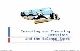 Investing and Financing Decisions and the Balance Sheet Chapter 2 McGraw-Hill/Irwin © 2009 The McGraw-Hill Companies, Inc.
