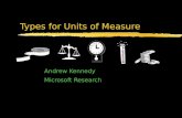 Types for Units of Measure Andrew Kennedy Microsoft Research.