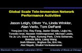 University of Illinois at Chicago Electronic Visualization Laboratory (EVL) Global Scale Tele-Immersion Network Performance Activities Jason Leigh, Oliver.