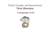 Third Grade Achievement Test Review Language Arts.