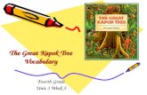 The Great Kapok Tree Vocabulary Fourth Grade Unit 3 Week 5.