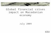 Making Difference Global financial crises impact on Macedonian economy July 2009.