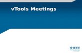 VTools Meetings. vTools Home Page 2 Training 3 Integration with your Website 4.