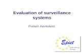 Evaluation of surveillance systems Preben Aavitsland.