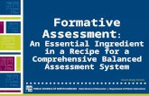 Future Ready Schools Formative Assessment : An Essential Ingredient in a Recipe for a Comprehensive Balanced Assessment System.