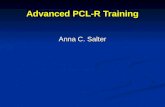 PCL-R II Advanced PCL-R Training