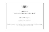 CEE335 Lab Manual 2011