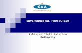 ENVIRONMENTAL PROTECTION Pakistan Civil Aviation Authority.